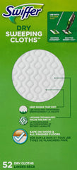 Swiffer Sweep + Mop,Dry Pads Refill,Floor Cleaner for Dirt,Dust,Hair,Cleaning Cloths for Mopping Home,Bathroom,Kitchen,Dust Mop,Floor Duster,Unscented,52ct,(Pack of 3)