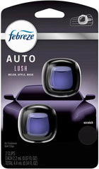 Febreze Car Vent Clip Air Freshener, Odor Eliminator for Up to 30 Days Freshness, 2 Clips (Lush)