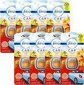Febreze Odor Clear Car Vent Air Freshener Clip, Hawaiian Aloha 0.06 Fl.Oz - 8 Pack