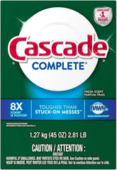Cascade Complete Dawn Fresh Scent Dishwasher Detergent Powder, 45 Ounce