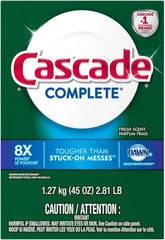 Cascade Complete Dawn Fresh Scent Dishwasher Detergent Powder, 45 Ounce
