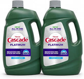 Cascade Platinum Dishwashing Liquid Gel - Fresh Scent, 125 oz. (2 Pack)