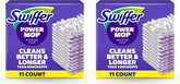 Swiffer PowerMop Multi-Surface Mopping Pad Refills,Made by Swiffer,for Floor Cleaning,11 Count (Pack of 2)