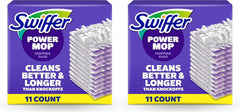 Swiffer PowerMop Multi-Surface Mopping Pad Refills,Made by Swiffer,for Floor Cleaning,11 Count (Pack of 2)