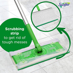 Swiffer Sweeper Wet Mopping Cloths, Multi-Surface Floor Cleaner with Gain Original Scent, 24 Count (Pack of 3)