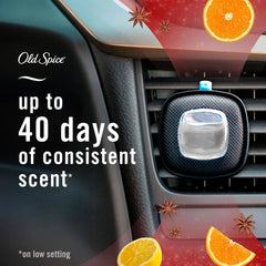 Febreze Odour-Fighting Auto Air Freshener, Car Vent Clip, Old Spice Fiji, 4ct