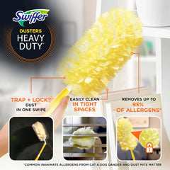 Swiffer Dusters Heavy Duty Multi-Surface Duster Refills for Cleaning, Unscented, 11 Count (Pack of 3)