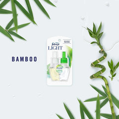 Febreze Light Plug Bamboo Starter Kit with Fade Defy Technology Pack of 2