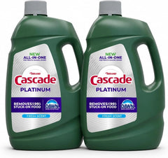 Cascade Platinum Dishwashing Liquid Gel - Fresh Scent, 125 oz. (2 Pack)