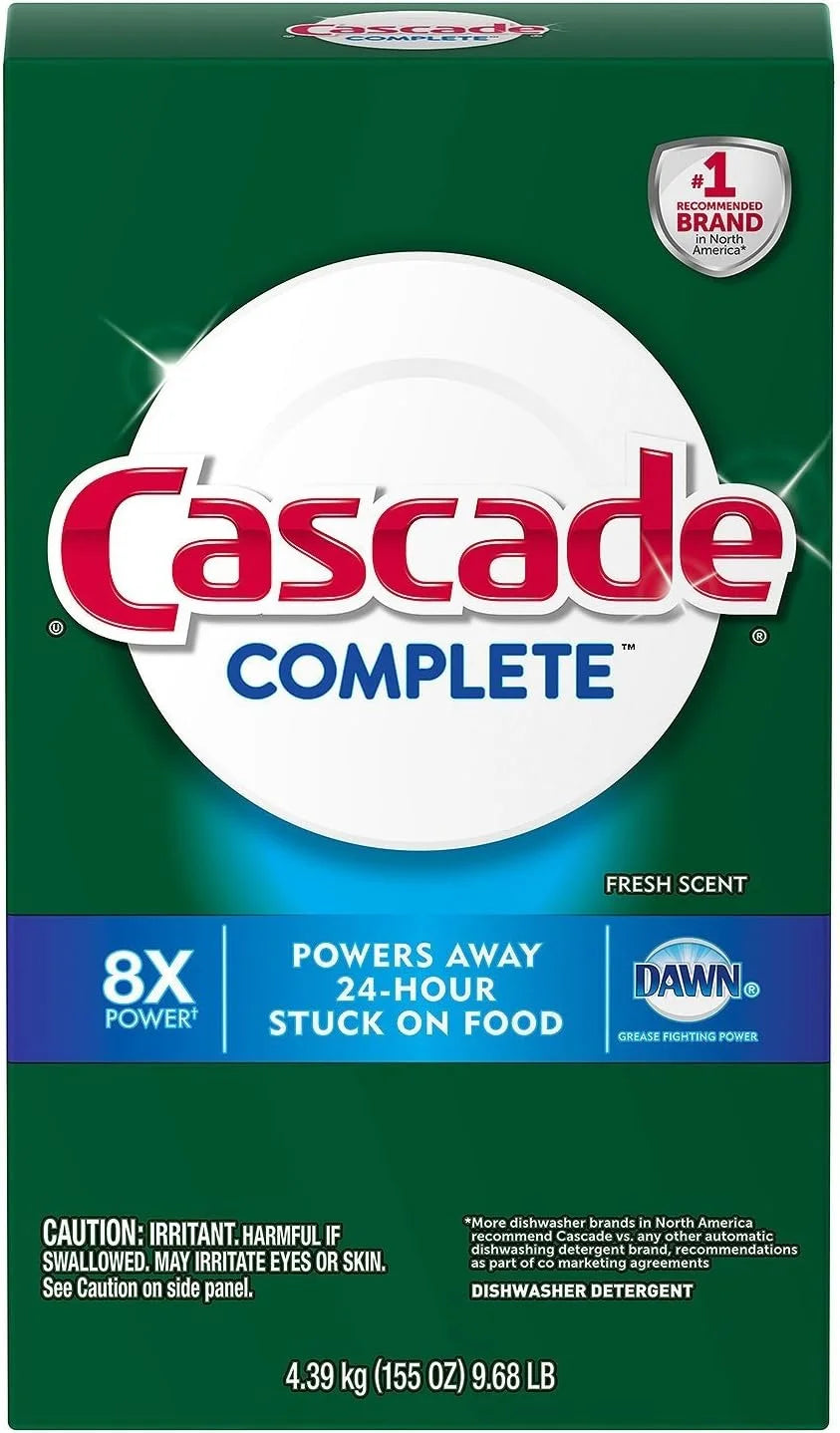 Cascade Complete Powder Dishwasher Detergent, Fresh Scent (155 oz.)